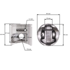 Kompletní válec s pístem pro motorové pily Husqvarna 445 445E 450 450E 450 Rancher Jonsered CS2245 CS2250 S 44 mm (OEM 544119802)