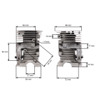 Kompletní válec s pístem pro motorové pily Husqvarna 445 445E 450 450E 450 Rancher Jonsered CS2245 CS2250 S 44 mm (OEM 544119802)