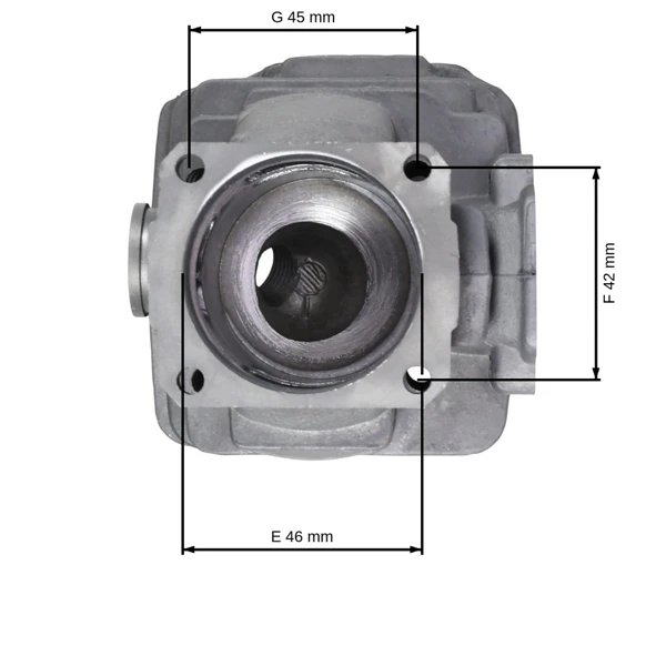 Kompletní válec s pístem pro motorové pily Stihl 028 028AV 028 SUPER 46 mm (OEM 11180201203)