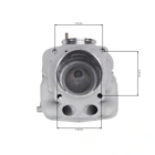 Kompletní válec s pístem pro rozbrušovací pily Husqvarna Partner K960 K960 K970 Nikasil 56 mm (OEM 586351001)