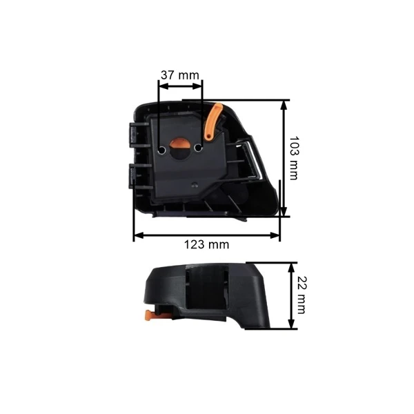 Kompletní vzduchový filtr pro křovinořezy Stihl FS230 FR230 (OEM 41511402800 41511410500 41511410300)
