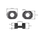 Kompletní vzduchový filtr s krytem pro motory Honda GX240 GX270