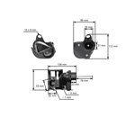 Kompletní vzduchový filtr s krytem pro motory Honda GX240 GX270