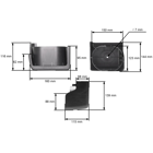 Kompletní vzduchový filtr s krytem pro motory Honda GX240 GX270