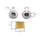 Kompletní vzduchový filtr s krytem pro motory Honda GX240 GX270