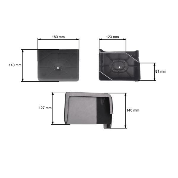 Kompletní vzduchový filtr s krytem pro motory Honda GX340 GX390