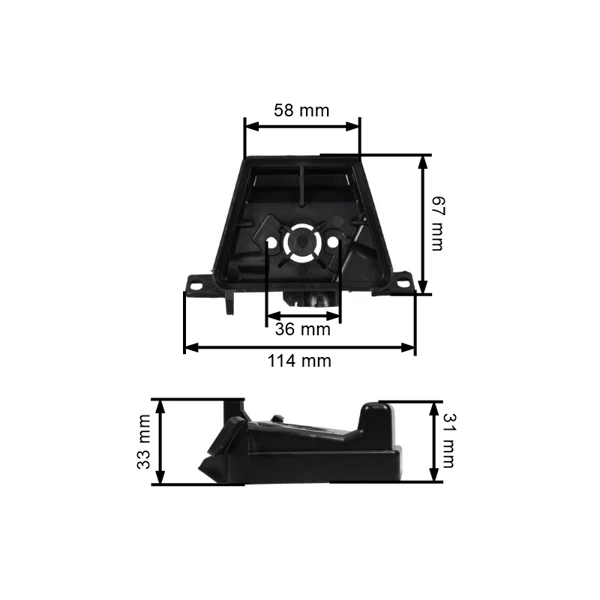 Kompletní vzduchový filtr s přírubou pro motorové pily Partner 351 370 371 420 Jonsered 2250 CS2137 McCulloch 440 441 Poulan 2550 (OEM 530047604)