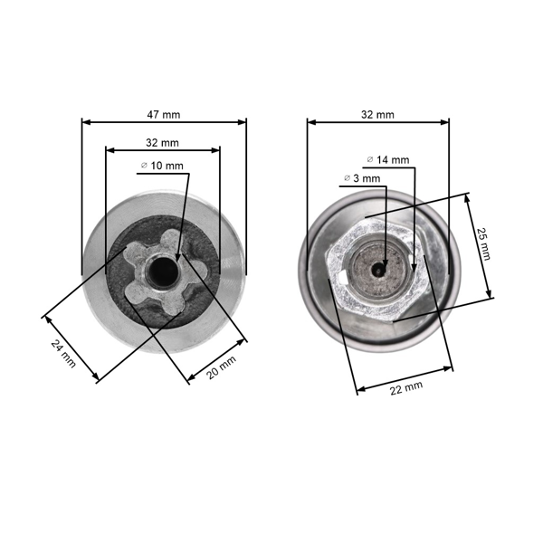 Kompletný hriadeľ mandrely 126,8 mm pre záhradné traktory Husqvarna Craftsman Poulan (OEM 532137553 137553)