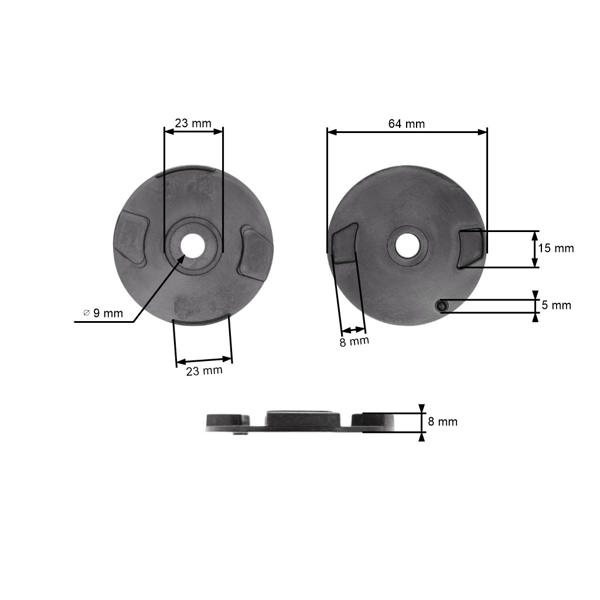 Kompletný set štartéra pre motory Honda GX