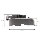 Kompletný štartér pre Loncin LC1P70FA LC1P70F LC1P68FA EMAK K800 (OEM 193490095-0001)