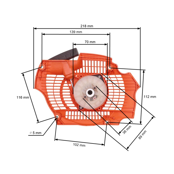 Kompletný štartér pre motorové píly Husqvarna 570 575XP 576 XP (OEM 537202902)