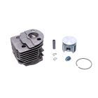 Kompletný valec s piestom pre motorové píly Husqvarna 51 55 55 Rancher Nikasil 46 mm (OEM 503609104 503609171 503971871 503609102 503609172)