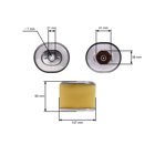 Kompletný vzduchový filter s krytom pre motory Honda GX340 GX390