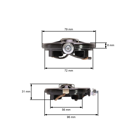 Kryt elektrického štartéra pre motory Briggs & Stratton (OEM 395537 176432 176452 196402)