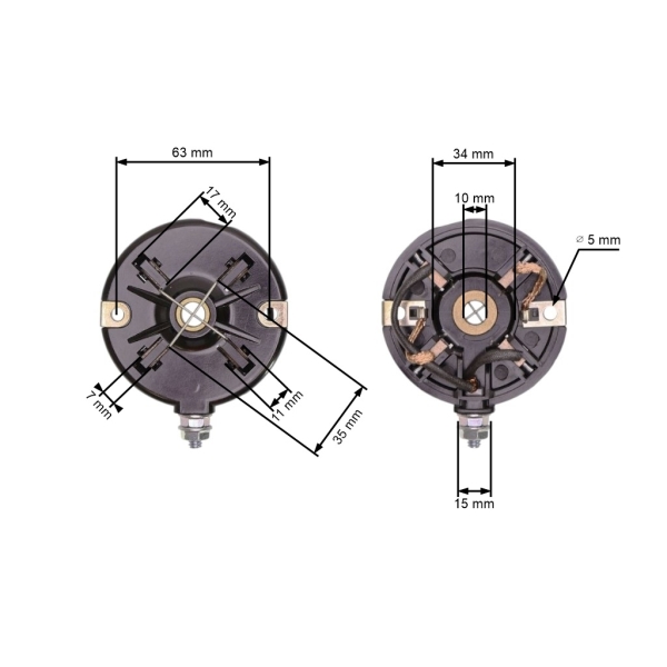 Kryt elektrického startéru pro motory Briggs & Stratton (OEM 395537 176432 176452 196402)