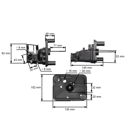 Kryt vzduchového filtru pro vodní čerpadla s motory Honda GX120 GX140 GX160 GX200 výkon 5,5 PS - 6,5 PS