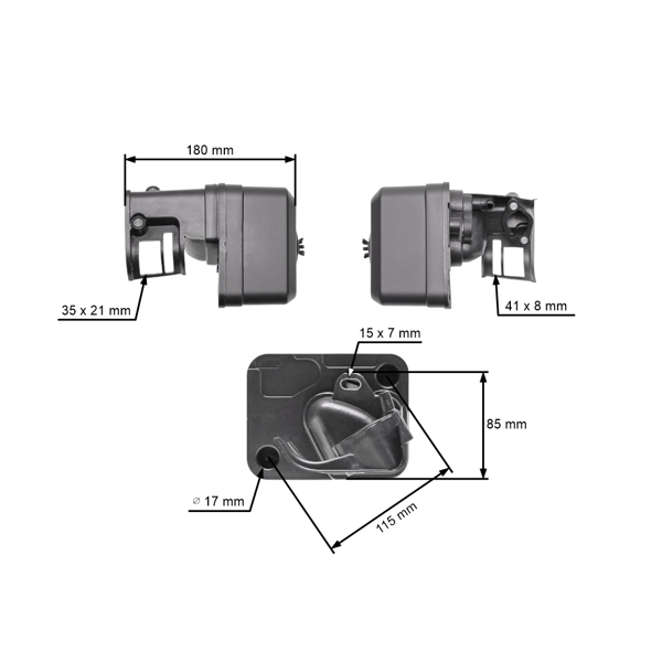 Kryt vzduchového filtru pro vodní čerpadla s motory Honda GX120 GX140 GX160 GX200 výkon 5,5 PS - 6,5 PS