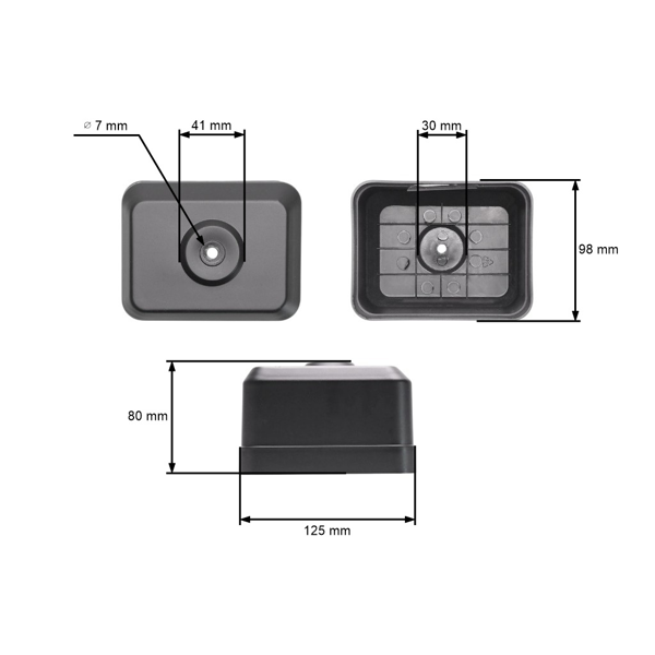Kryt vzduchového filtru pro vodní čerpadla s motory Honda GX120 GX140 GX160 GX200 výkon 5,5 PS - 6,5 PS