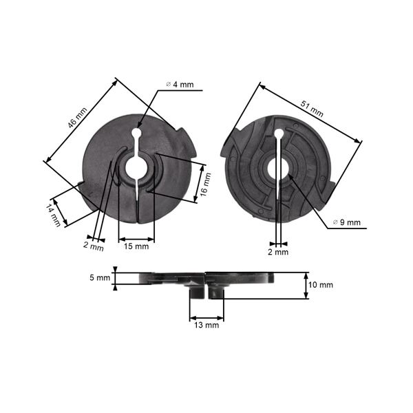 Kryt západky štartéra pre motory Briggs & Stratton Sprint Classic Quattro 3,0 PS - 6,0 PS (OEM 224204 692299)