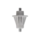 Mandrela žacího nože pravá strana s levým závitem pro zahradní traktory Stiga Honda Castel Garden (OEM 382207203/0 82207203/0 1136-0482-01)