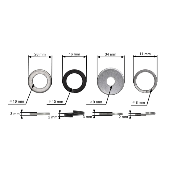 Mandrela žacího nože pro zahradní traktory Husqvarna Jonsered Partner McCulloch Craftsman Poulan (OEM 532130794 130794)