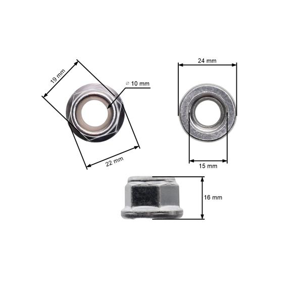Matica prevodovej hlavy pre krovinorezy Husqvarna 120R 120L 232R 240R 245R 250RX 252RX 265RX Jonsered GR32 GR36 GR41 GR50 závit M12 x 1.75 (502045501)