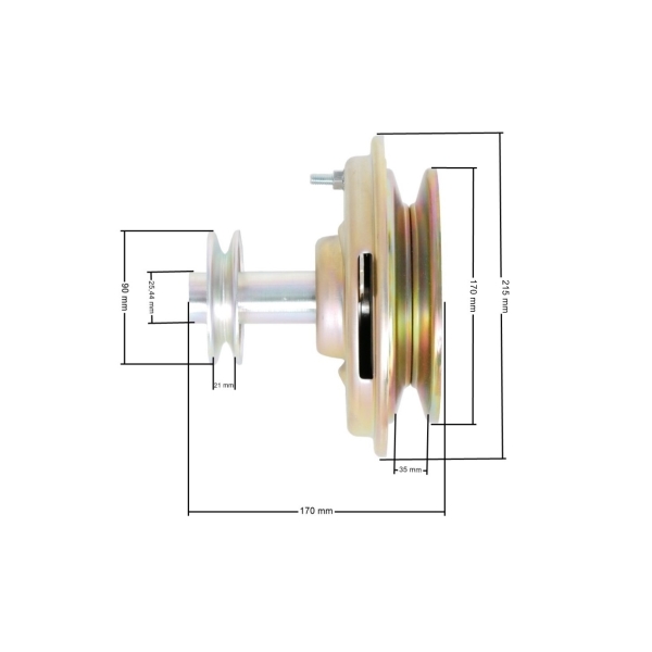 Mechanická spojka pro zahradní traktory Gutbrod Bolens Lawnflite MTD Yardman Blackline Motec Sunline Oleomac Efco (OEM 13AO495N684 717-1788A)
