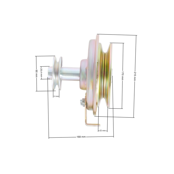 Mechanická spojka pro zahradní traktory MTD Cub Cadet Efco Wolf Garten Master Cut Gutbrod (OEM 717-04947)