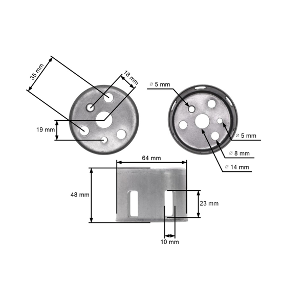 Miska startéru pro motory Honda GX120 GX160 GX200 výkon 5,5 PS - 6,5 PS