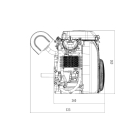 Motor Zongshen GB680 výkon 22,0 PS objem motoru 680 ccm horizontální hřídel