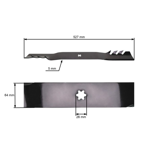 Mulčovací nôž Oregon 52,7 cm (21'') pre kosačku MTD STAR  Gator G3