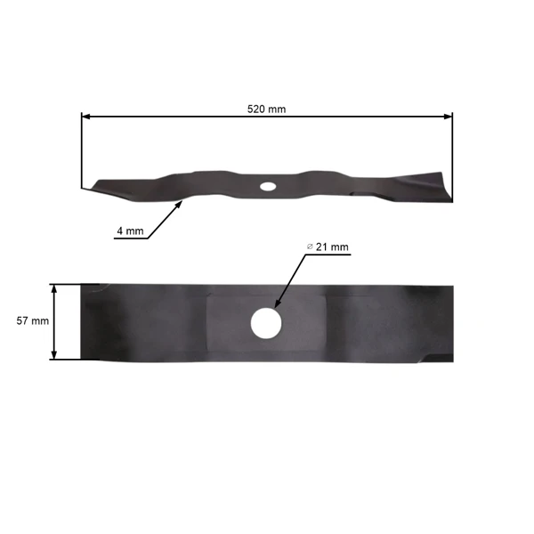 Mulčovací nůž 52 cm (20") pro zahradní traktory Murray (OEM 95103 095103MA 095103E701 095103E701MA)