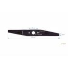 Mulčovací nůž 53 cm (21") pro motorové sekačky Honda HRX 537 HRX 537 C1 HRX 537 C2 HRB 535 HRD 536 IZY 53 (OEM 72531-VH7-000)