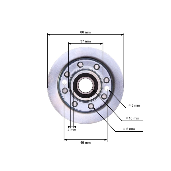 Napínací kladka klínového řemene pro zahradní traktory Castel Garden Stiga Honda AL-KO Husqvarna Solo (OEM 531005562 80256-Y09-003 G25601555E0 BCG2560155)