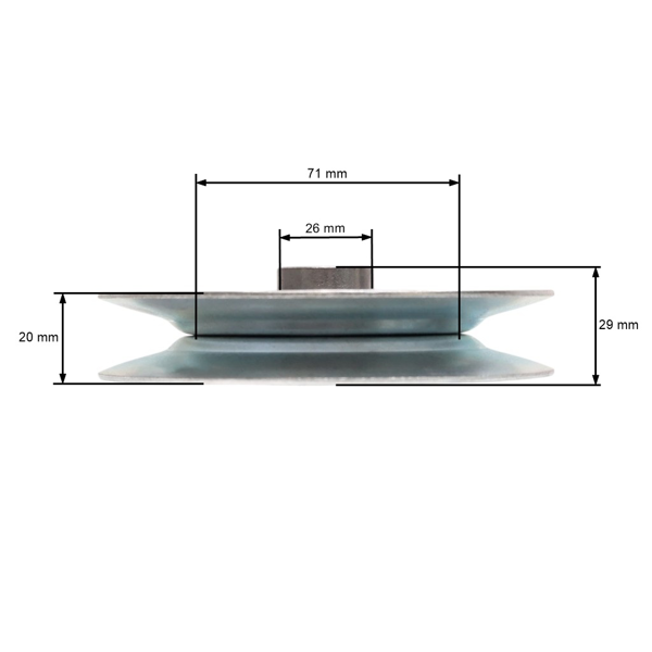 Napínacia kladka klinového remeňa pre záhradné traktory Husqvarna Partner Jonsered McCulloch Poulan Craftsman AYP (OEM 532146763 593787801 532173902 146763)