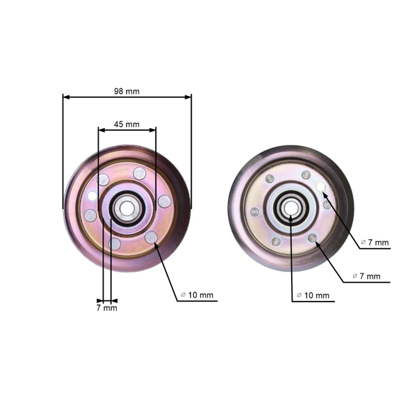 Napínacia kladka klinového remeňa pre záhradné traktory Husqvarna Partner Jonsered McCulloch Poulan Craftsman (OEM 532193197 532177968 177968 193197)