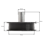 Napínacia kladka klinového remeňa pre záhradné traktory Husqvarna Partner Jonsered McCulloch Poulan Weed Eater Craftsman Ryobi (OEM 532179114 179114)