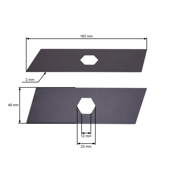 Nůž 16,3 cm (6") pro vertikutátory Solo Makita Dolmar Sterwins Alko (OEM SL2018430 2018430)