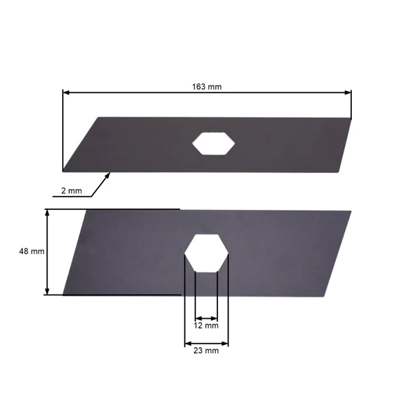 Nůž 16,3 cm (6") pro vertikutátory Solo Makita Dolmar Sterwins Alko (OEM SL2018430 2018430)