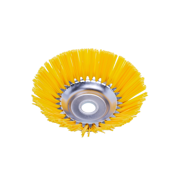 Nylonová kefa pre krovinorezy a vyžínače priemer 20 cm otvor 25,4 mm