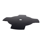 Ocelový nůž pro křovinořezy 4-zubý - 255mm x 1,6mm, montáž 20mm