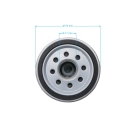 Olejový filter 64 mm x 54 mm pre motory Kohler Kawasaki John Deere MTD Yard Man (OEM 49065-2057)