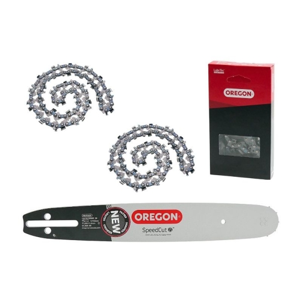 Oregon Combo set vodící lišta 33 cm + 2 x pilový řetěz pro motorové pily Husqvarna 55 345 357 435 450 460 550 Oleomac 940 947 956 Jonsered 2045 2152 2156 Dolmar 109 110 PS4600