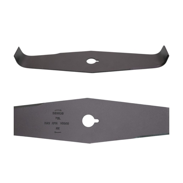 Oregon mulčovací nůž 2 zubý rozměr 300 mm x 20 mm x 3,0 mm pro křovinořezy a motorové vyžínače