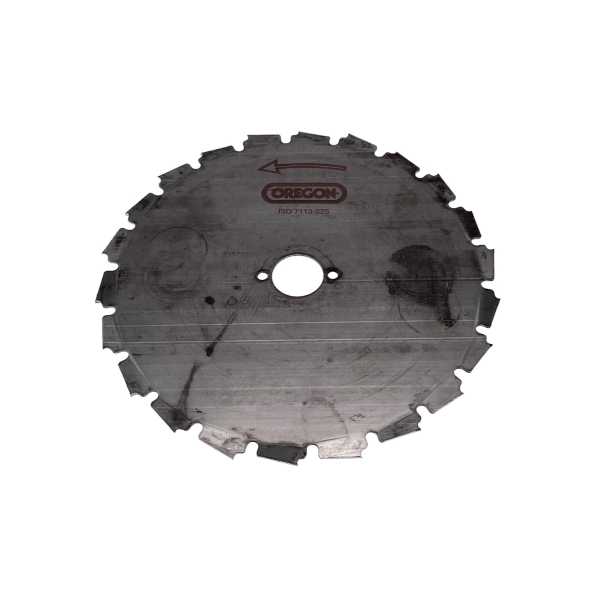 Oregon ocelový univerzální nůž EIA 22 zubý 200 mm x 1,5 mm otvor 25,4 mm pro křovinořezy a motorové vyžínače Stihl Husqvarna Partner Jonsered Oleomac Dolmar Makita Honda