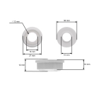 Oregon univerzální plastové kolo 150 mm pro sekačky s redukcí na vnitřní průměr 8,2 mm 10,2 mm 12,2 mm 12,7 mm