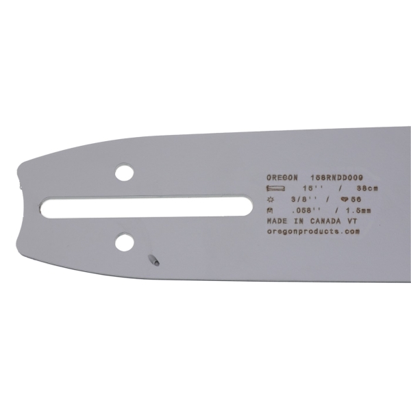 Oregon vodiaca lišta POWER MATCH 15" (38 cm) 3/8" .058" (1,5 mm) 158RNDD009 pre Husqvarna 61 66 266 268 272 365 372XP 281 298 380 385 585 Solo 665 670 681 Jonsered 2077 2171 Dolmar PS6400 Shindaiwa 285 577 Makita D CS6400 DCS7301