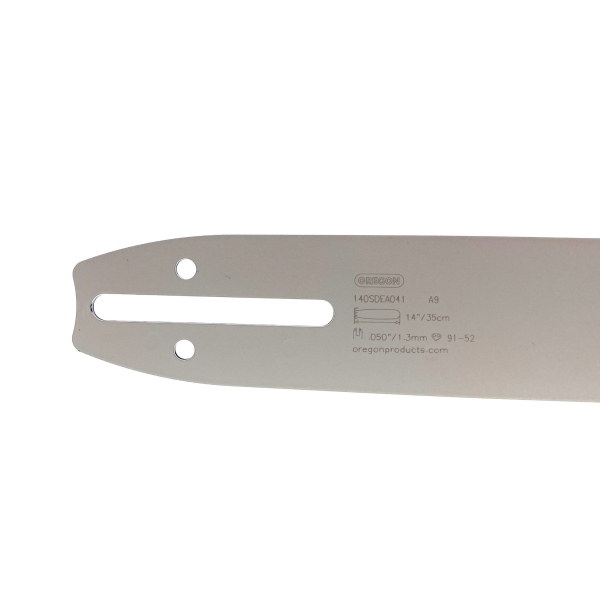 Oregon vodící lišta 140SDEA041 14" (35 cm) 3/8" .050" (1,3 mm) + 2 x HS PARTS pilový řetěz 52 článků hranatý zub pro Partner 350 351 370 P420 Husqvarna T425 E16 E316 E321 Dolmar PS330 PS33 PS34 ES152 Homelite 3300 CS40 Solo 613