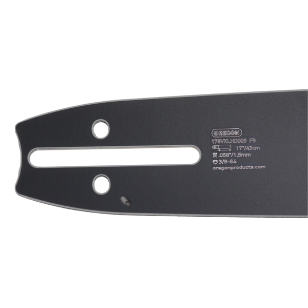Oregon vodící lišta 178VXLHD009 17" (43 cm) 3/8" .058" (1,5 mm) + 2 x HS PARTS pilový řetěz 64 článků hranatý zub pro Husqvarna 61 66 266 268 272 365 372XP 281 298 380 385 585 Solo 665 670 681 Jonsered 2077 2171 Dolmar PS6400 Shindaiwa 285