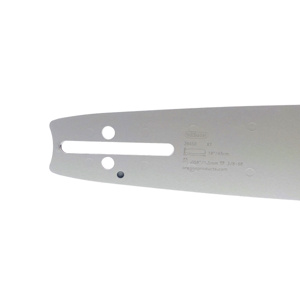 Oregon vodící lišta 39450 18" (45 cm) 3/8" .058" (1,5 mm) + 2 x HS PARTS pilový řetěz 68 článků hranatý zub pro Husqvarna 36 45 55 136 154 254 257 262 345 346 357 435 445 460 Jonsered 2054 2155 CS2149W Solo 647 656 654 Oleomac 962